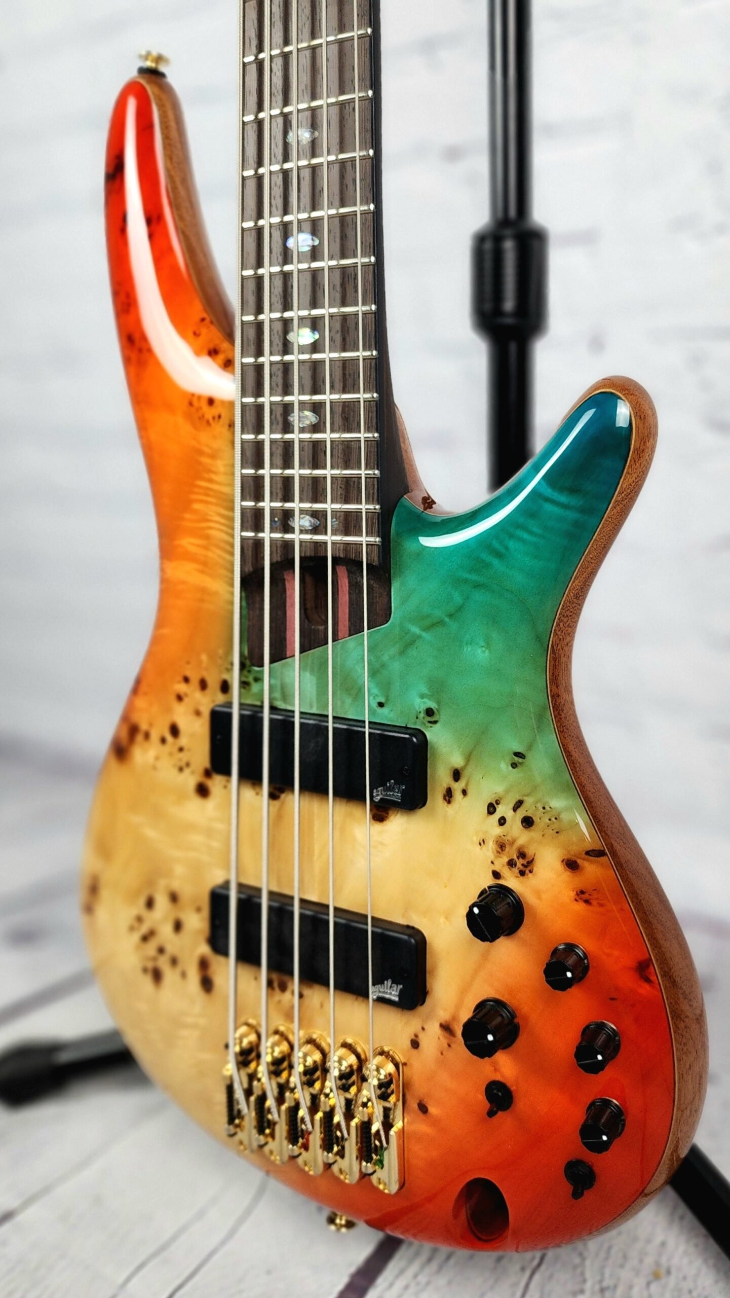 ibanez sr1605dw ask 5 string bass guitar autumn sunset sky ibanez sr1605dw ask 5 string bass guitar autumn sunset sky