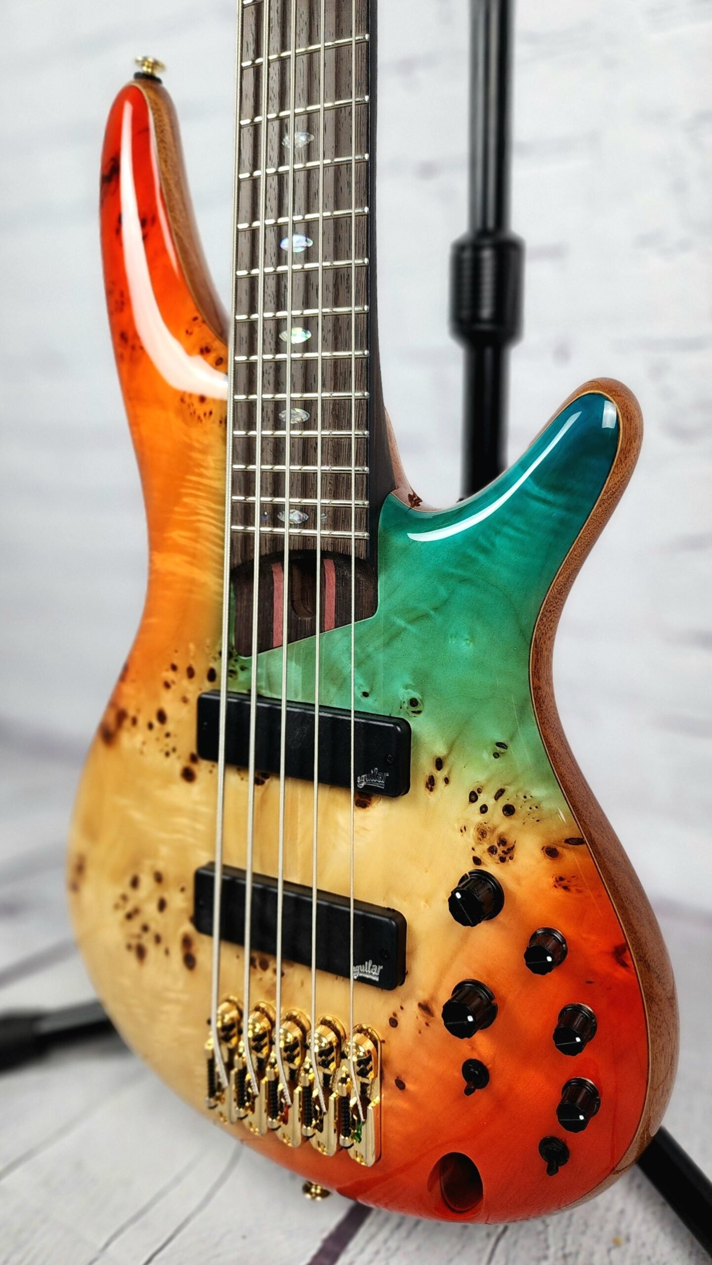 ibanez sr1605dw ask 5 string bass guitar autumn sunset sky ibanez sr1605dw ask 5 string bass guitar autumn sunset sky
