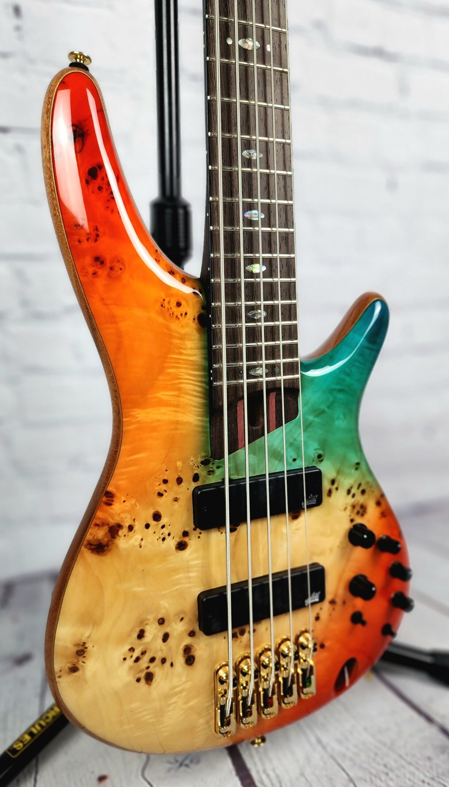 ibanez sr1605dw ask 5 string bass guitar autumn sunset sky ibanez sr1605dw ask 5 string bass guitar autumn sunset sky