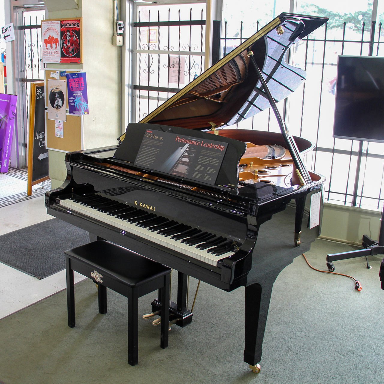 kawai 6'7" gx 5 blak series chamber grand piano | ebony polish | new kawai 6'7" gx 5 blak series chamber grand piano | ebony polish | new