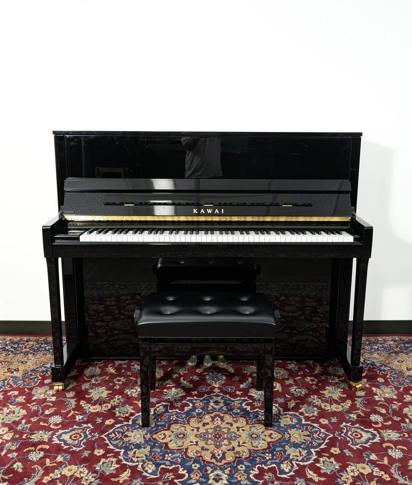 kawai 48” k 300 upright piano | ebony polish | new kawai 48” k 300 upright piano | ebony polish | new