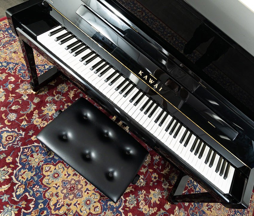 kawai 48” k 300 upright piano | ebony polish | new kawai 48” k 300 upright piano | ebony polish | new
