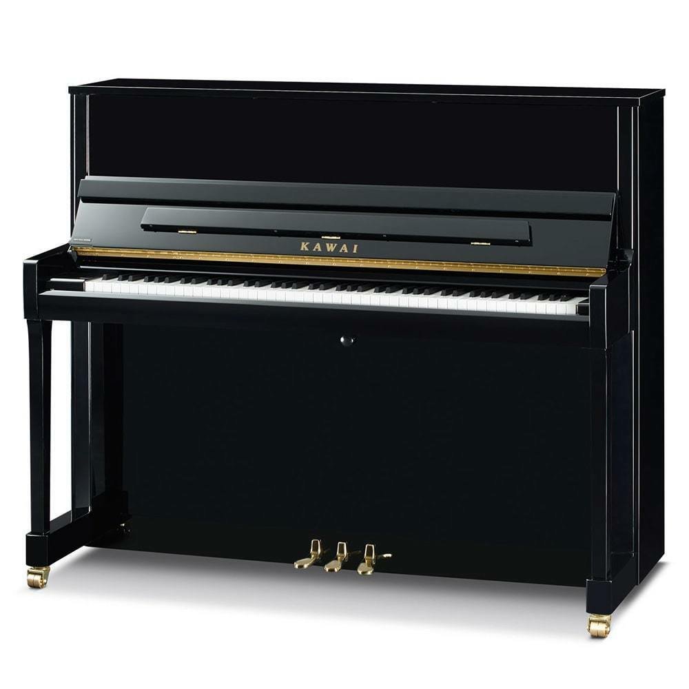 kawai 48” k 300 upright piano | ebony polish | new kawai 48” k 300 upright piano | ebony polish | new